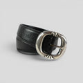Chrome Hearts 1.5" Gunslinger Belt in Black