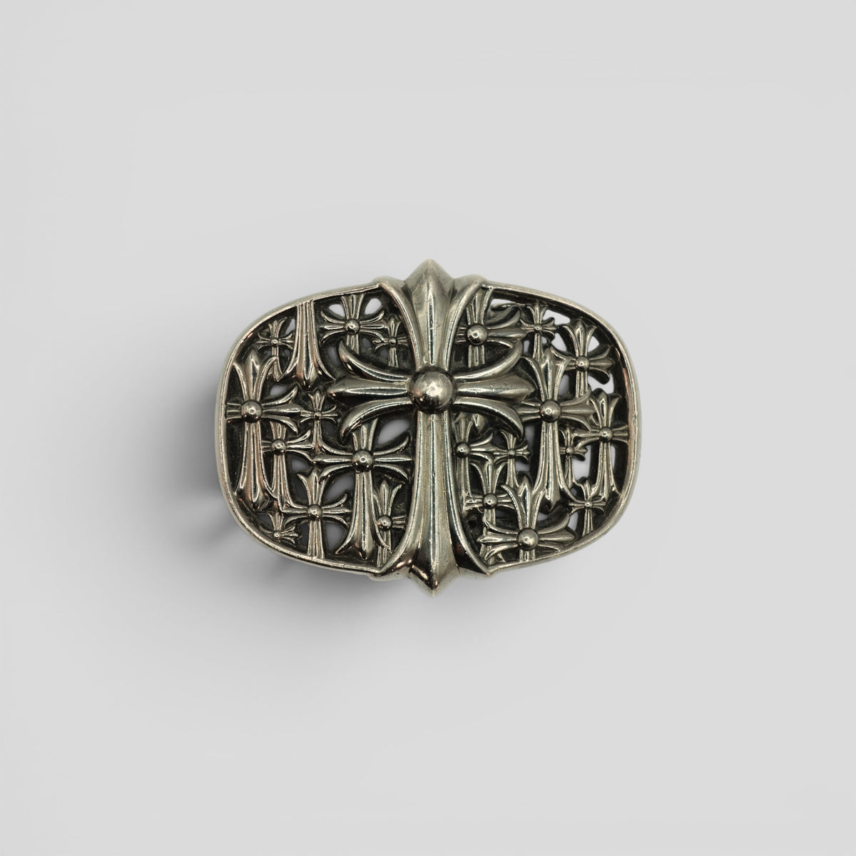 Chrome Hearts Black Rhodium Cemetery Buckle
