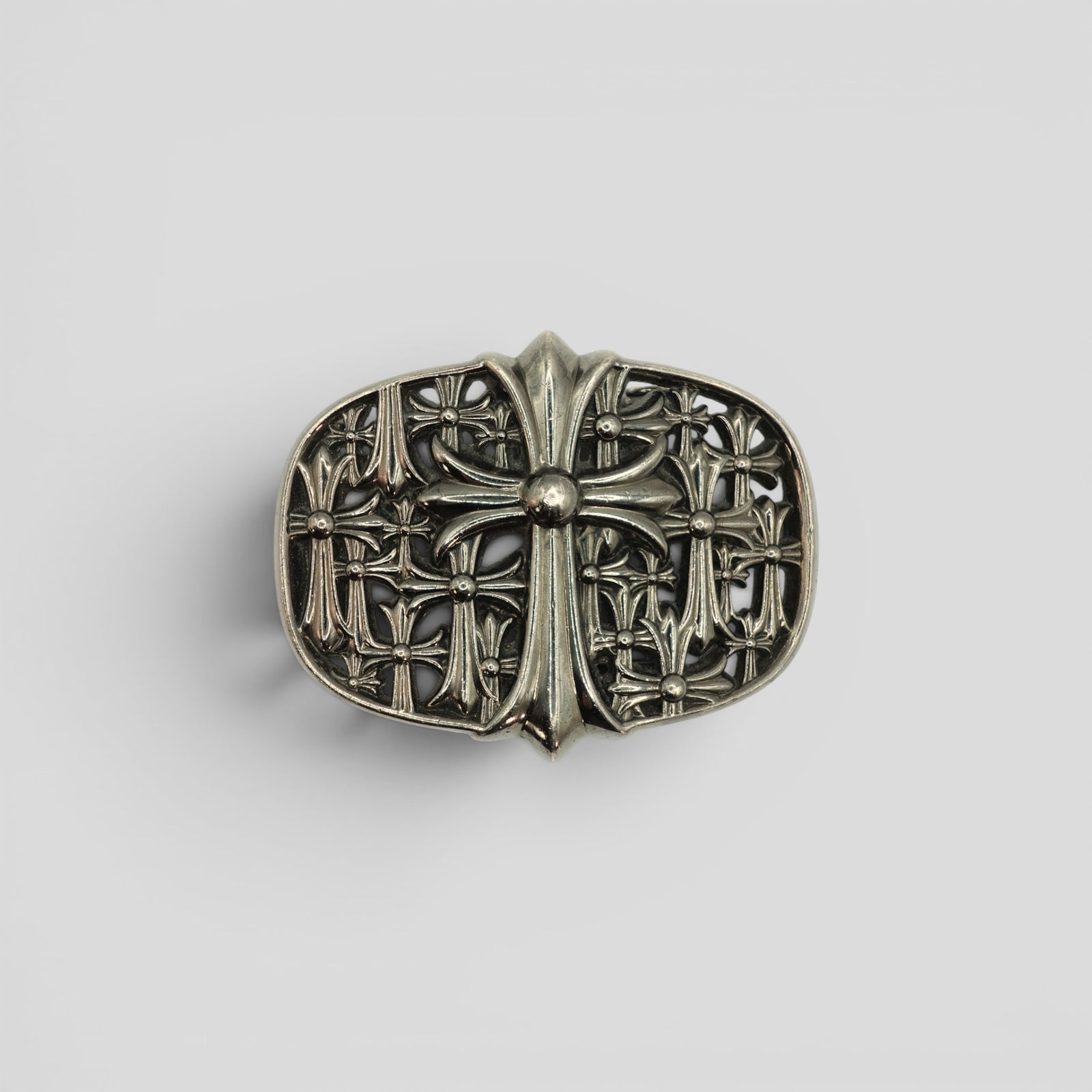 Chrome Hearts Black Rhodium Cemetery Buckle