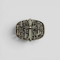 Chrome Hearts Black Rhodium Cemetery Buckle