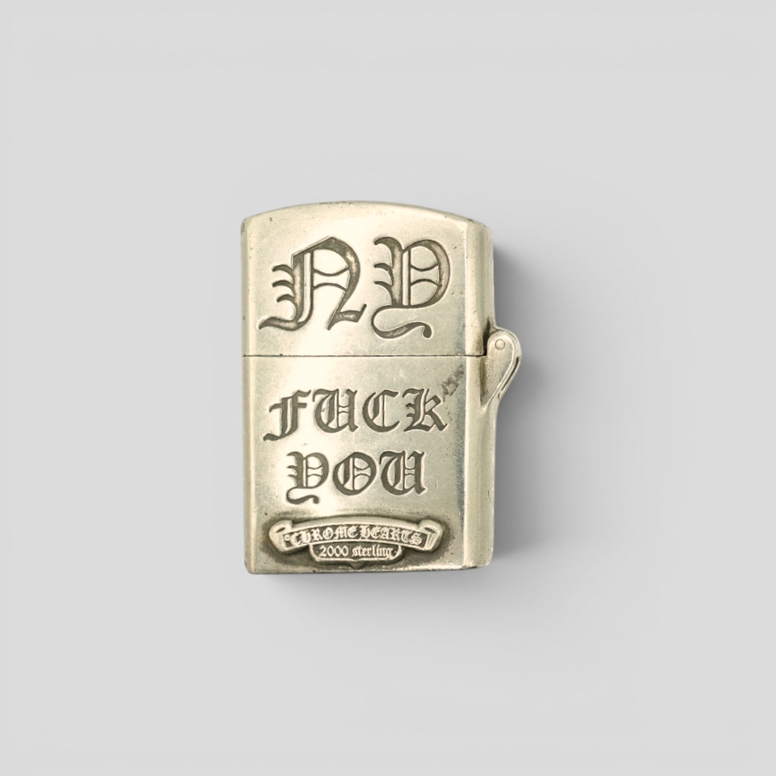 Chrome Hearts New York Cross Zippo Lighter