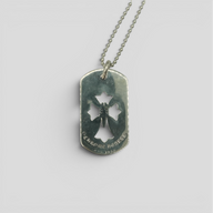 Chrome Hearts Dagger Cutout Dog Tag
