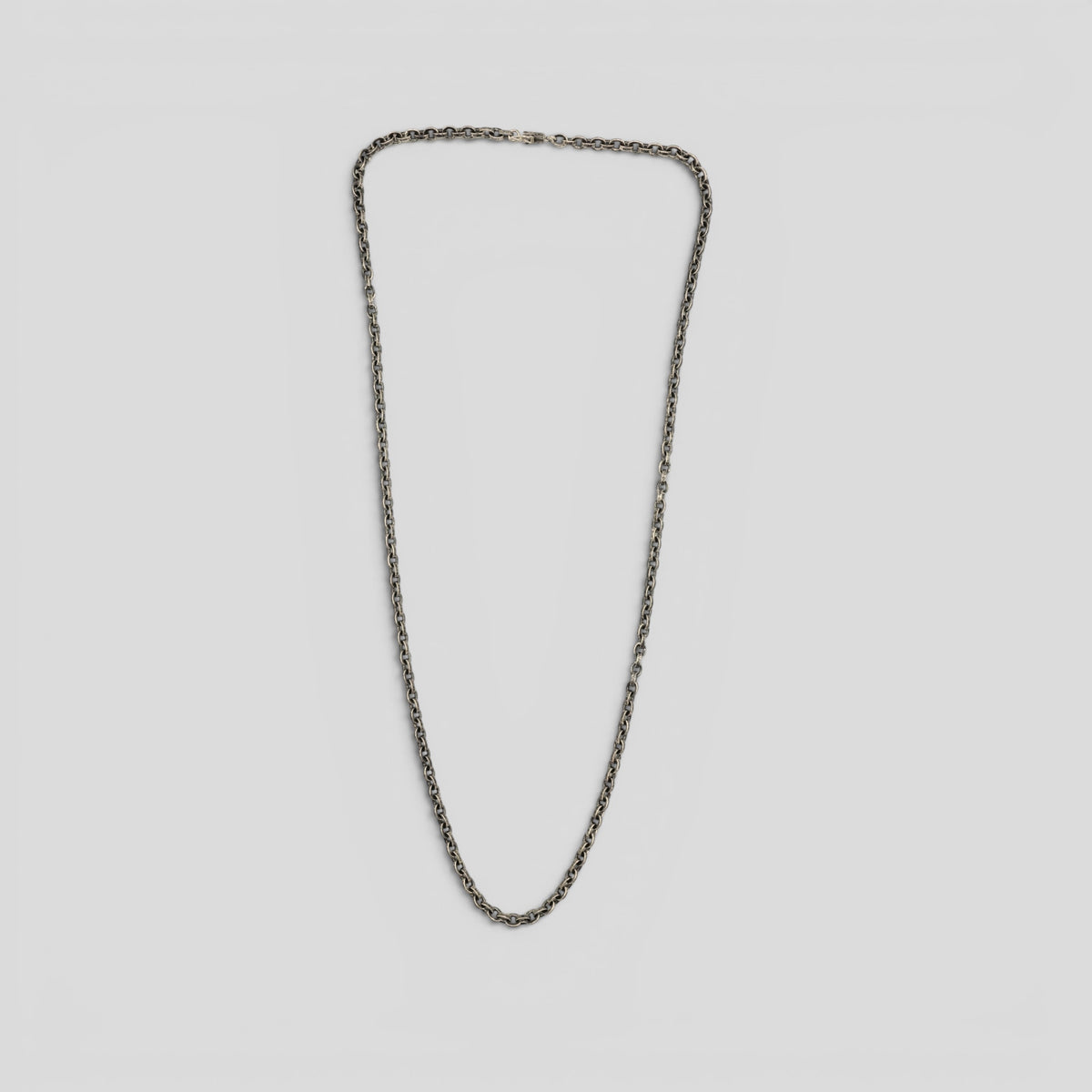 Chrome Hearts Paper Chain Necklace 30" in Silver