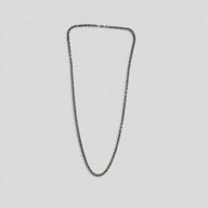 Chrome Hearts Paper Chain Necklace 30" in Silver