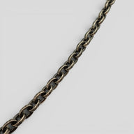 Chrome Hearts Paper Chain Necklace 30" in Silver