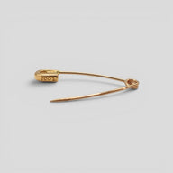 Chrome Hearts 22KT Gold Safety Pin