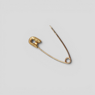 Chrome Hearts 22KT Gold Safety Pin