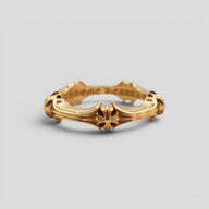 Chrome Hearts 22KT Gold Plus & Bone Ring