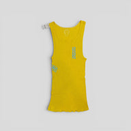 Chrome Hearts Rib Tank Top in Yellow