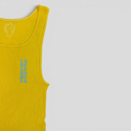 Chrome Hearts Rib Tank Top in Yellow