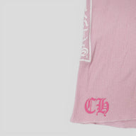 Chrome Hearts Rib Tank Top in Pink