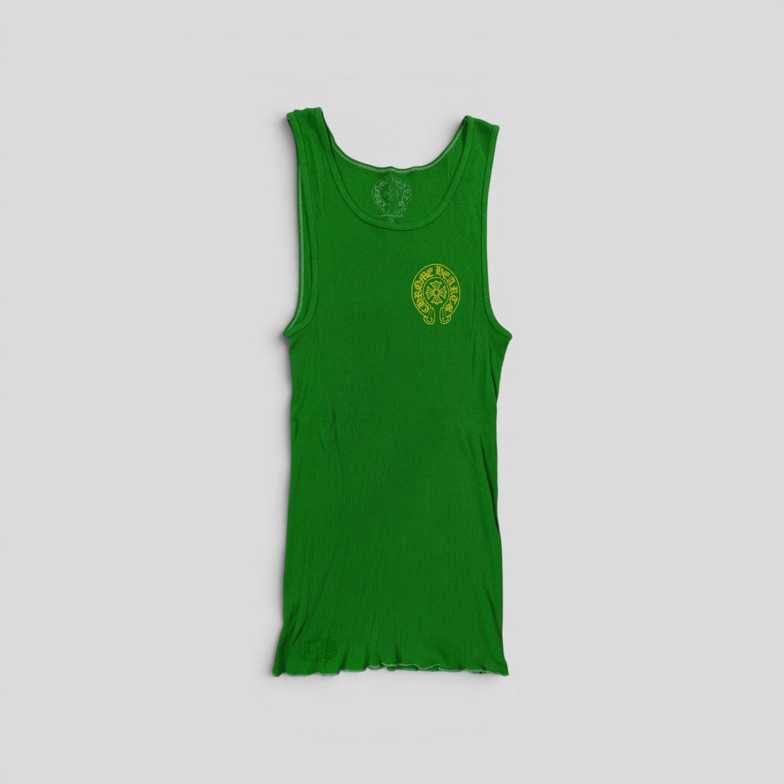Chrome Hearts Rib Tank Top in Green