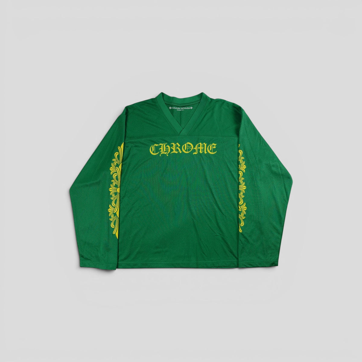 Chrome Hearts Mesh Warm Up Jersey in Green