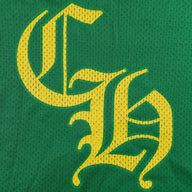 Chrome Hearts Mesh Warm Up Jersey in Green