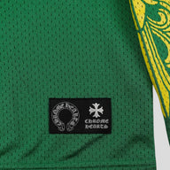 Chrome Hearts Mesh Warm Up Jersey in Green
