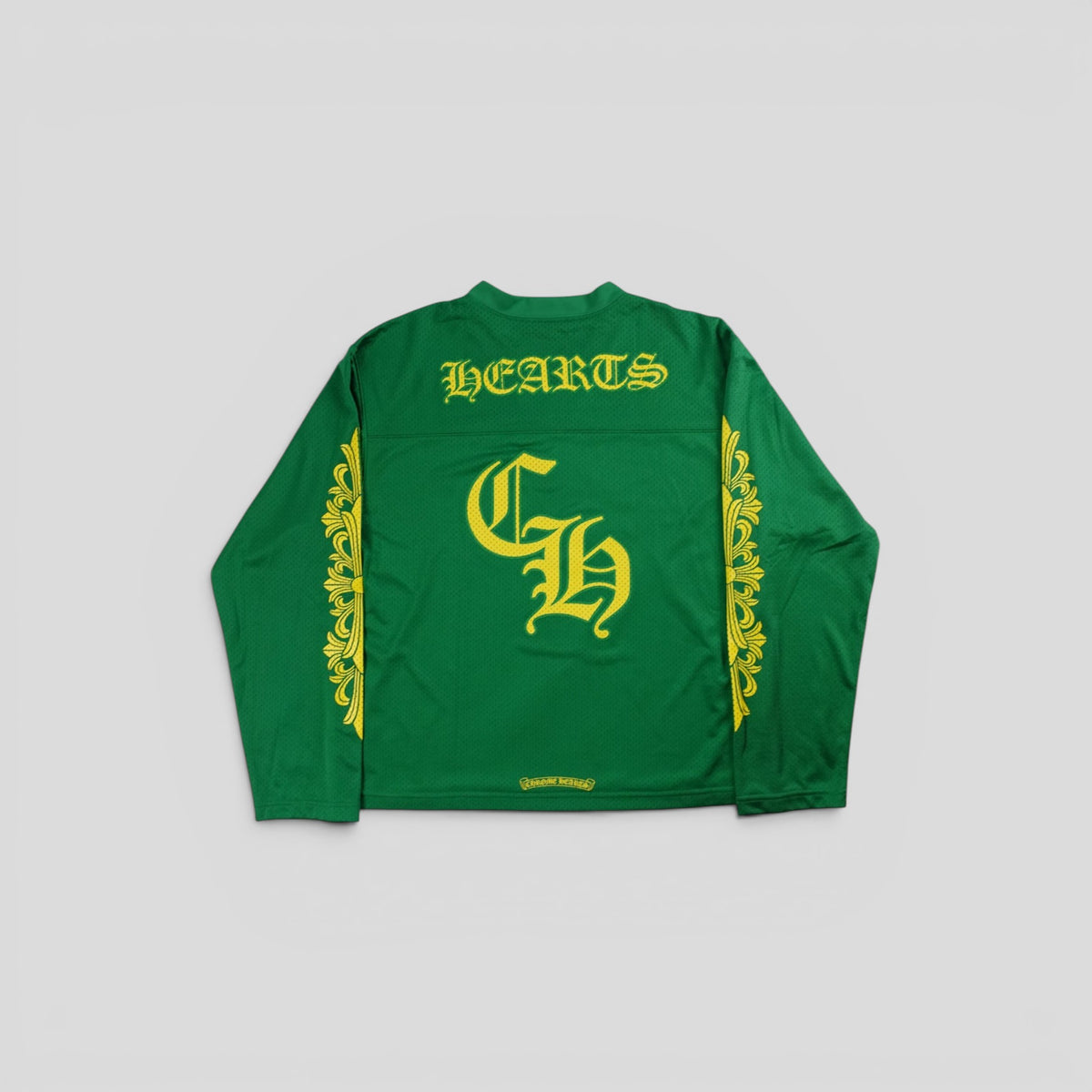 Chrome Hearts Mesh Warm Up Jersey in Green
