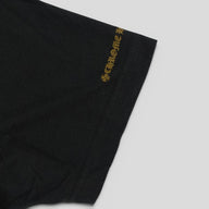 Chrome Hearts Neck Logo Tee in Black/Bronze
