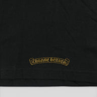 Chrome Hearts Neck Logo Tee in Black/Bronze