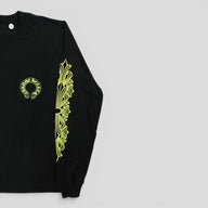 Chrome Hearts Horseshoe Logo Long Sleeve in Black/Yellow