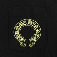 Chrome Hearts Horseshoe Logo Long Sleeve in Black/Yellow