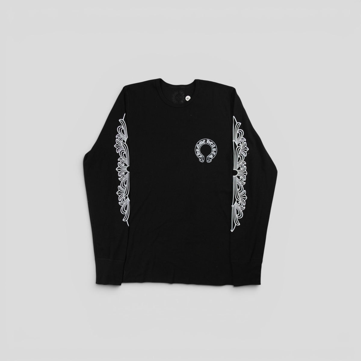 Chrome Hearts Floral Sleeve Thermal in Black