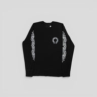 Chrome Hearts Floral Sleeve Thermal in Black