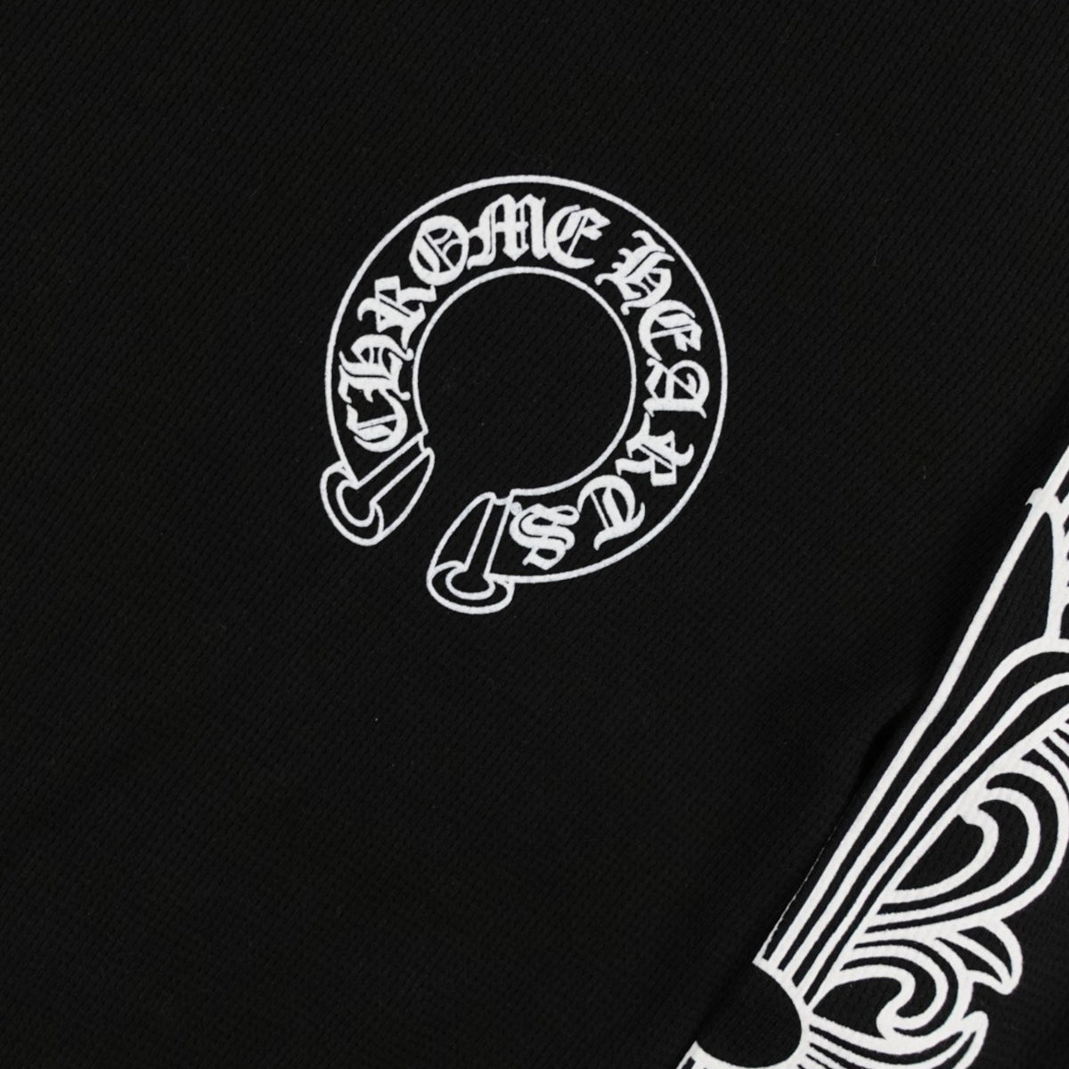 Chrome Hearts Floral Sleeve Thermal in Black