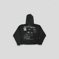 Enfants Riches Deprimes 13 Days In Detox Hoodie in Faded Black