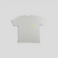 Chrome Hearts Horseshoe Logo Tee in White/Yellow
