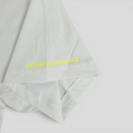 Chrome Hearts Horseshoe Logo Tee in White/Yellow