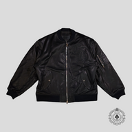 Chrome Hearts CH Patch Bomber Jacket in Black