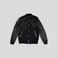 Chrome Hearts Cross Patch Varsity Jacket in Black