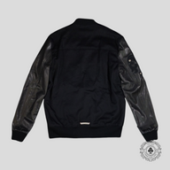 Chrome Hearts Cross Patch Varsity Jacket in Black