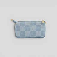 Louis Vuitton XL Denim Damier Pochette