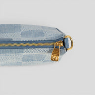 Louis Vuitton XL Denim Damier Pochette