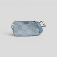 Louis Vuitton XL Denim Damier Pochette