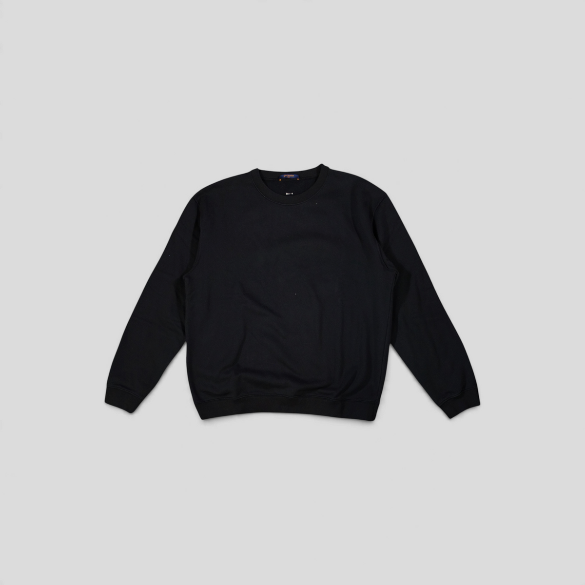 CLB XXIII Louis Vuitton Inside Out Staples Edition black cotton crewneck sweatshirt with long sleeves