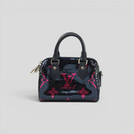Louis Vuitton Sequins Speedy Bandoulière 18 in Navy