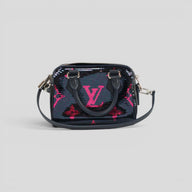 Louis Vuitton Sequins Speedy Bandoulière 18 in Navy