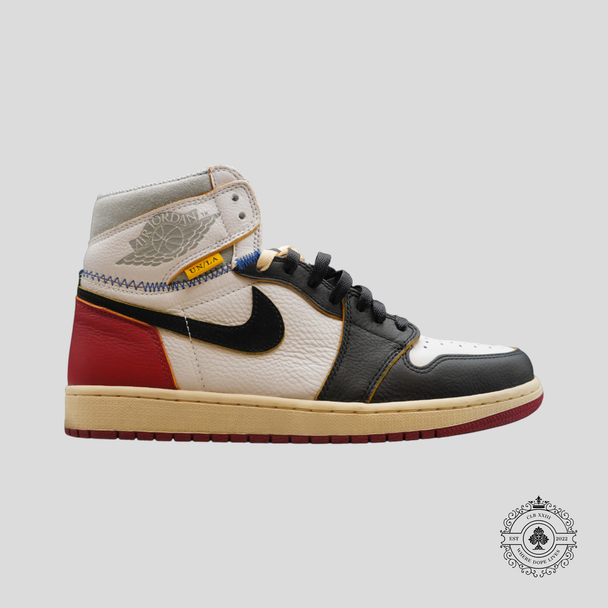 Air Jordan 1 Retro High Union Los Angeles Black Toe - Preowned