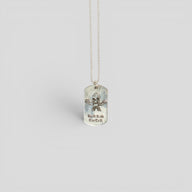 Chrome Hearts FOTI Dog Tag Necklace in Silver