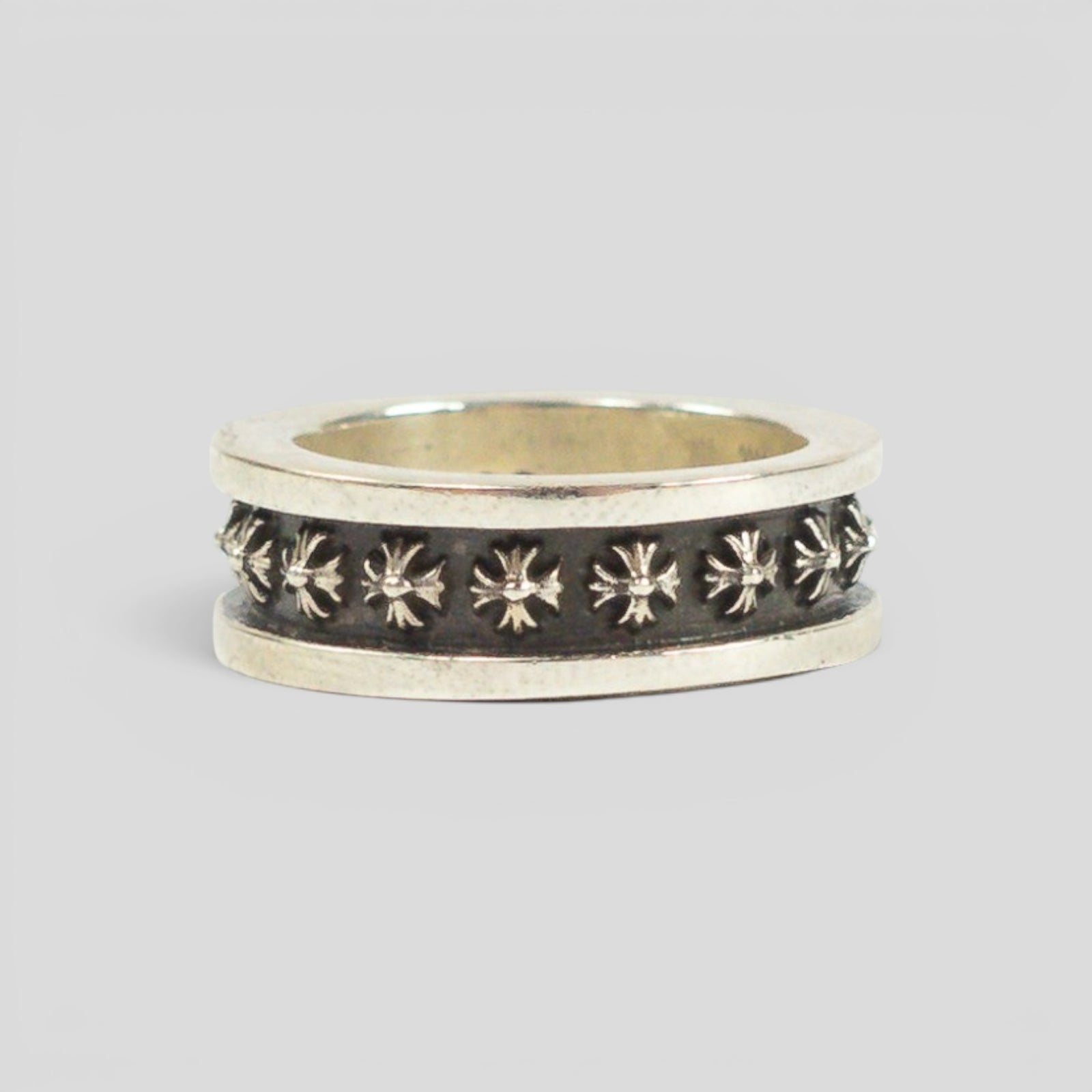 Chrome Hearts Mini Plus Band Ring