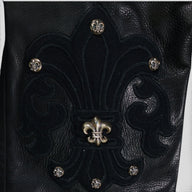 Chrome Hearts Cross Patch Varsity Jacket in Black