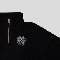 Chrome Hearts Fleece Quarter Zip in Black