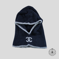 Chanel Cashmere & Silk Blend Balaclava in Black