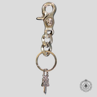 Chrome Hearts Cuban Link Dagger Keychain