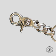 Chrome Hearts Cuban Link Dagger Keychain
