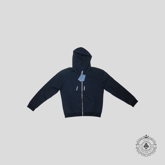 Louis Vuitton Marque Deposee Zip Through Hoodie in Black — authenticated Louis Vuitton at CLB XXIII
