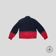 Louis Vuitton Monogram Jacquard Boreal Evening Denim Blouson in Black/Red