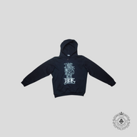 Dior Shock the World Embroidered Hoodie in Black/White